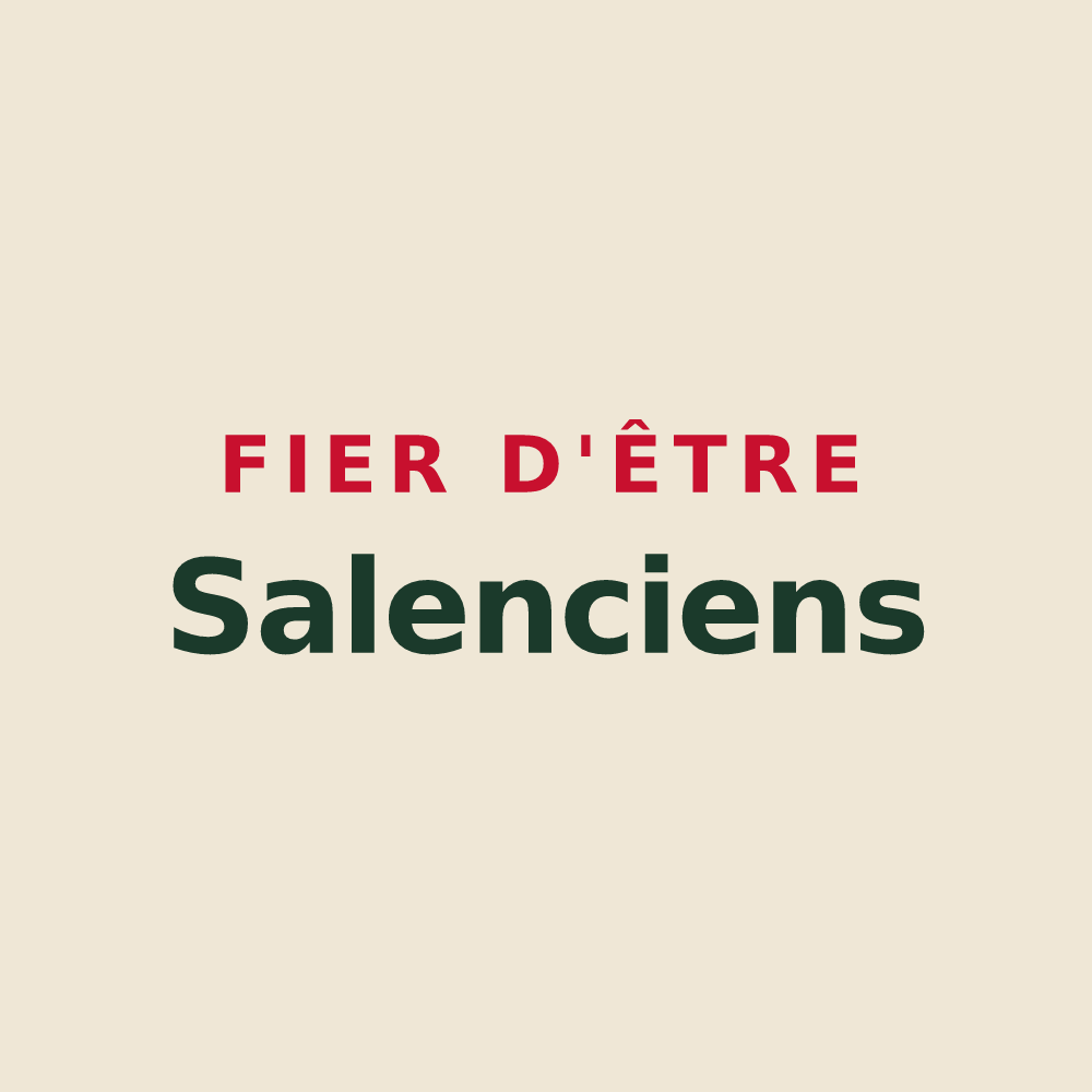 Tote bag « Fier d'être Salenciens » — design pour Salency