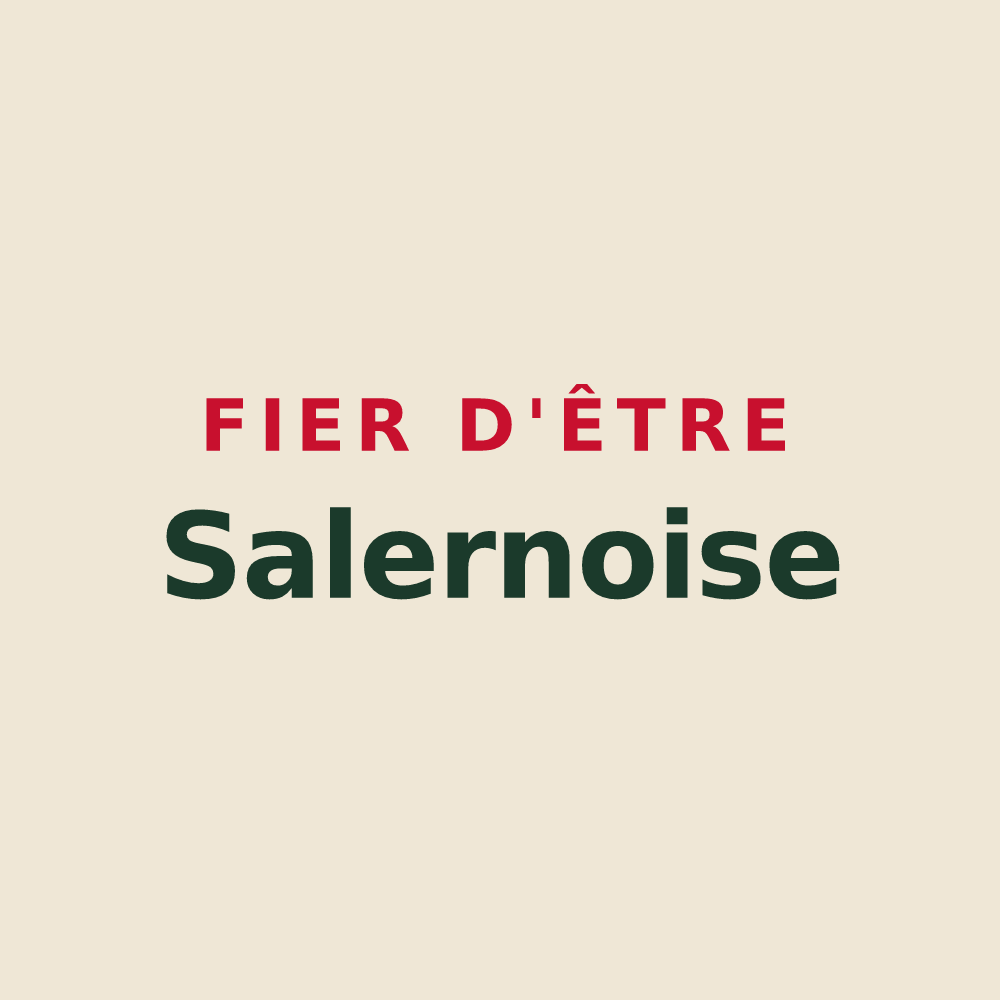 Tote bag « Fier d'être Salernoise » — design pour Salernes