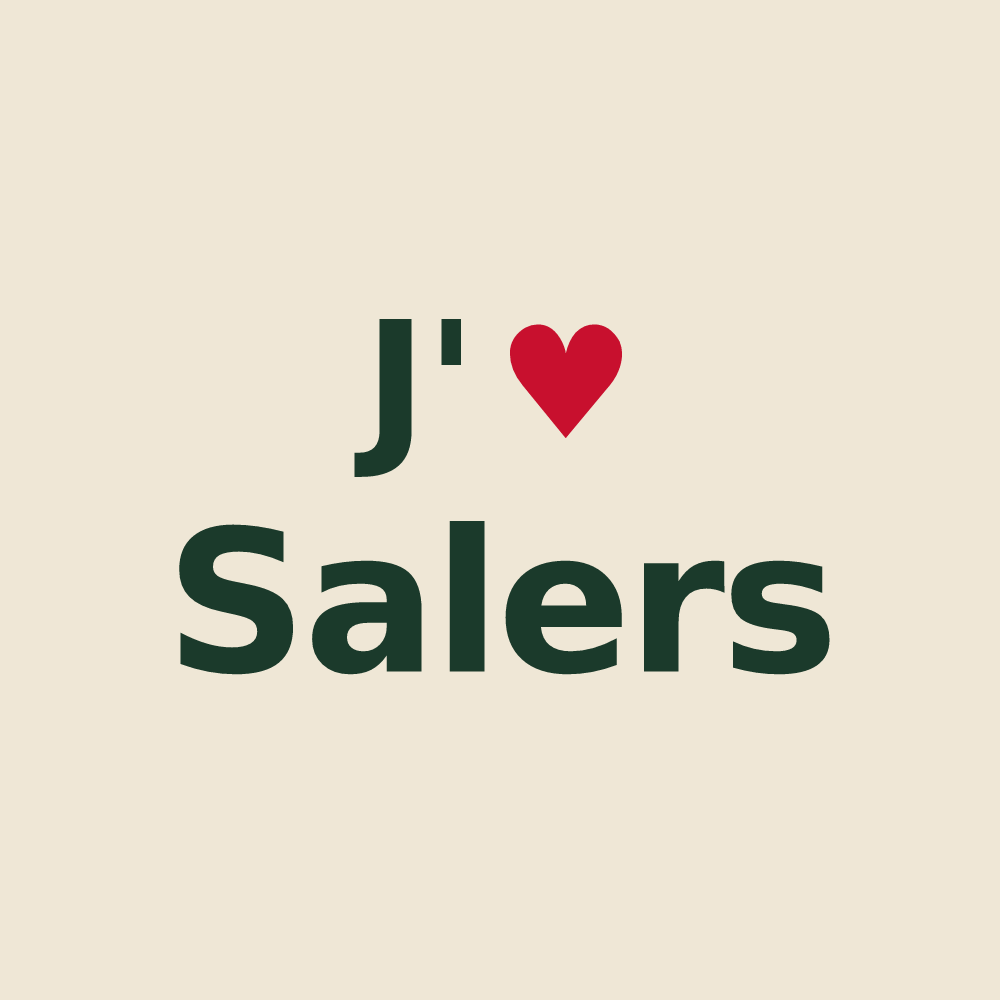 Tote bag personnalisé Salers — design J'aime Salers