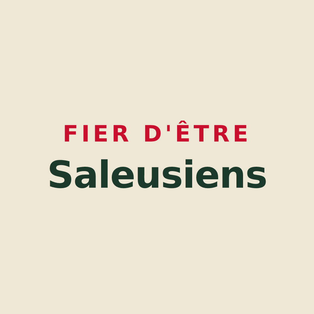 Tote bag « Fier d'être Saleusiens » — design pour Saleux