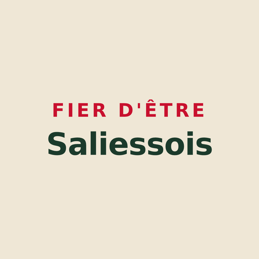 Tote bag « Fier d'être Saliessois » — design pour Saliès