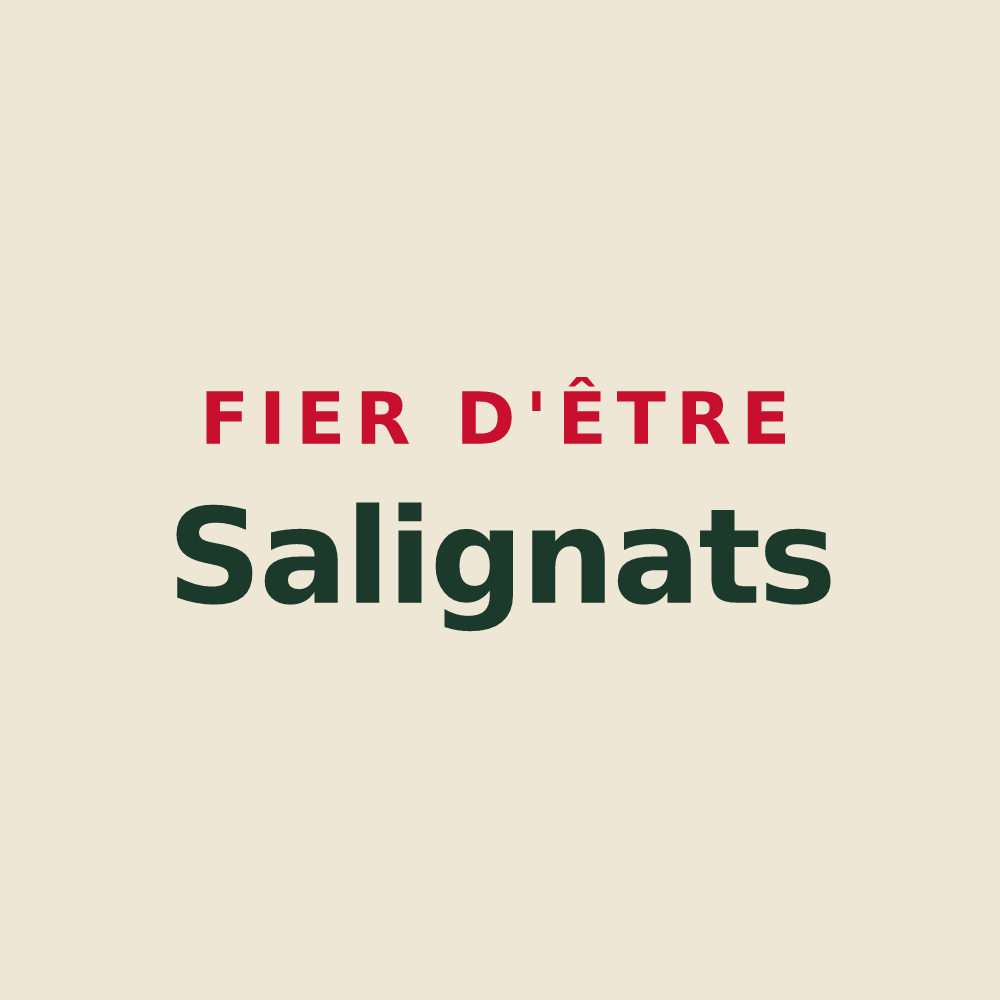 Tote bag « Fier d'être Salignats » — design pour Saligny