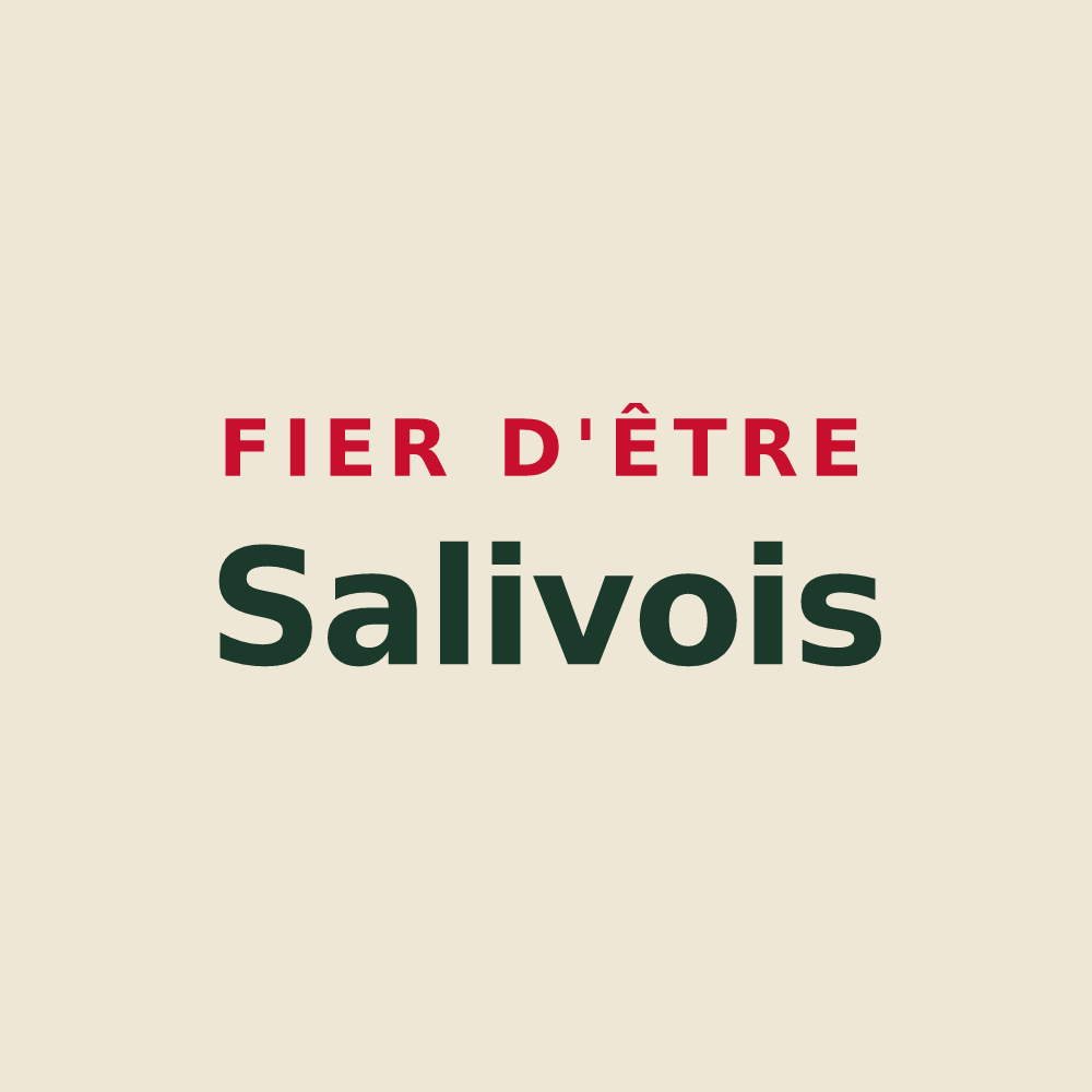 Tote bag « Fier d'être Salivois » — design pour Salives