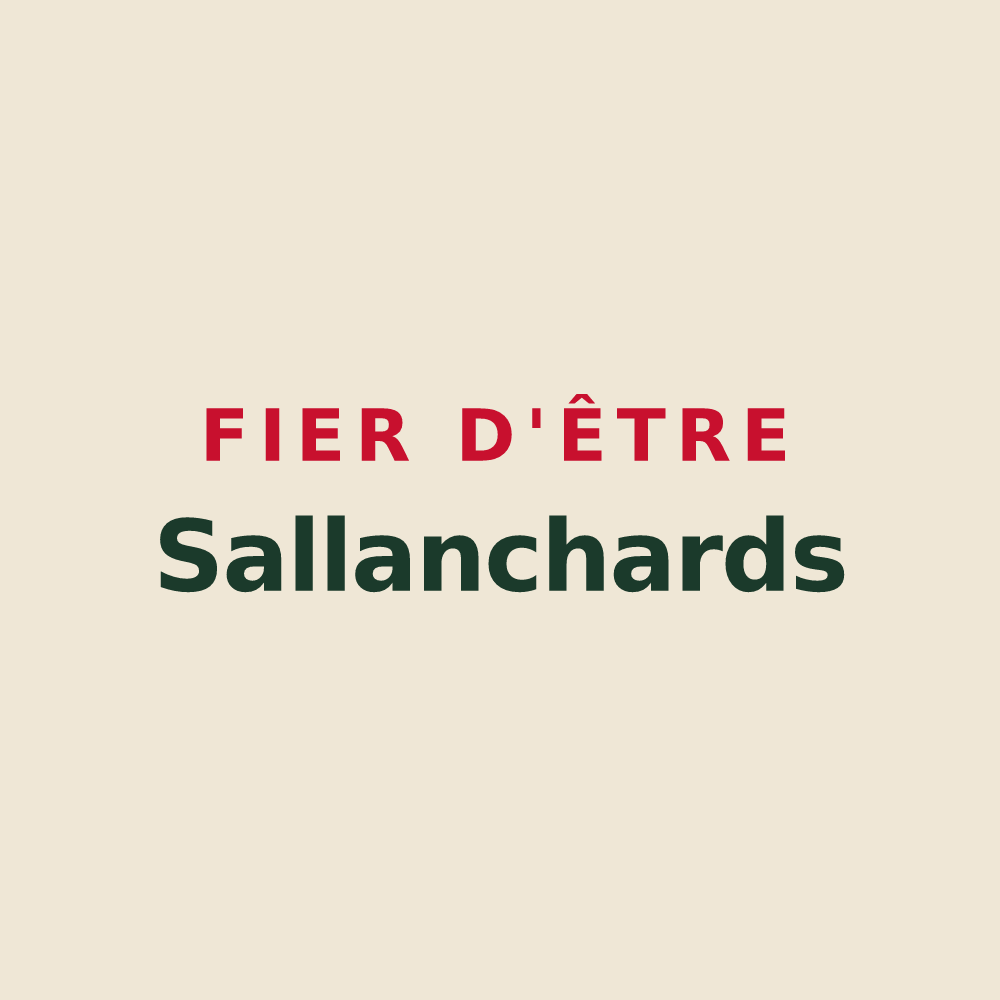 Tote bag « Fier d'être Sallanchards » — design pour Sallanches