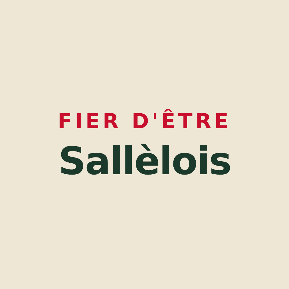 Tote bag « Fier d'être Sallèlois » — design pour Sallèles-Cabardès