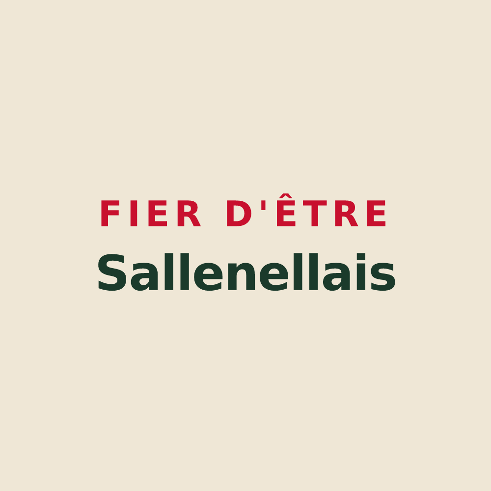 Tote bag « Fier d'être Sallenellais » — design pour Sallenelles