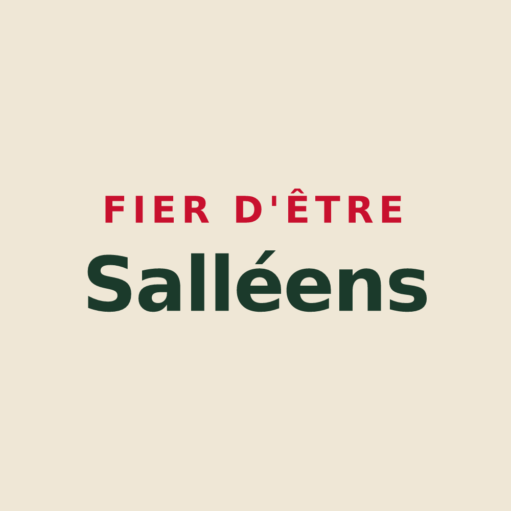 Tote bag « Fier d'être Salléens » — design pour Salles-d'Angles