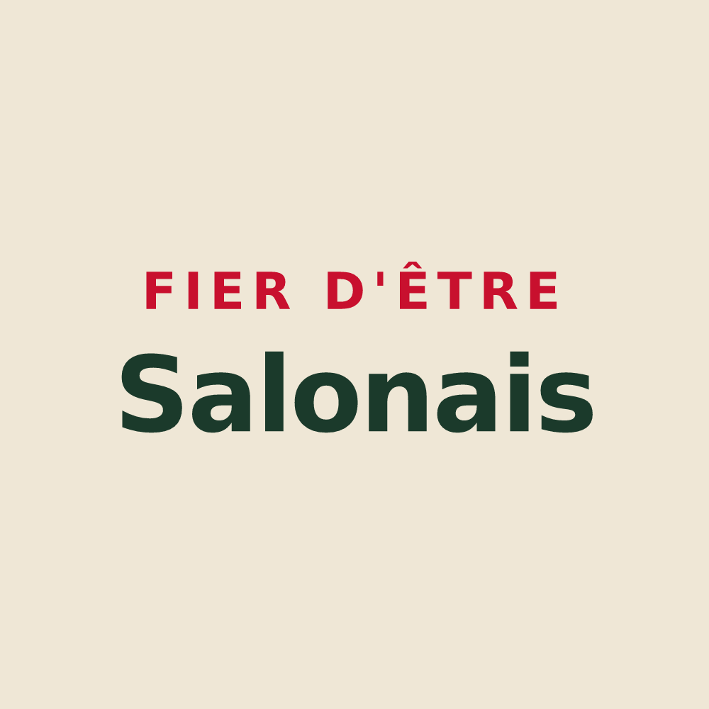 Tote bag « Fier d'être Salonais » — design pour Salon-de-Provence
