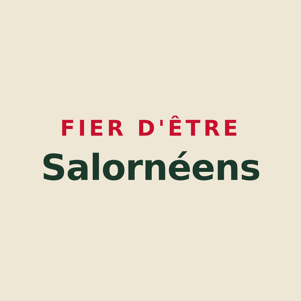 Tote bag « Fier d'être Salornéens » — design pour Salornay-sur-Guye