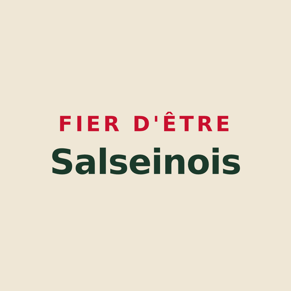 Tote bag « Fier d'être Salseinois » — design pour Salsein