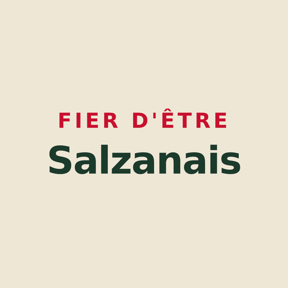 Tote bag « Fier d'être Salzanais » — design pour Salza