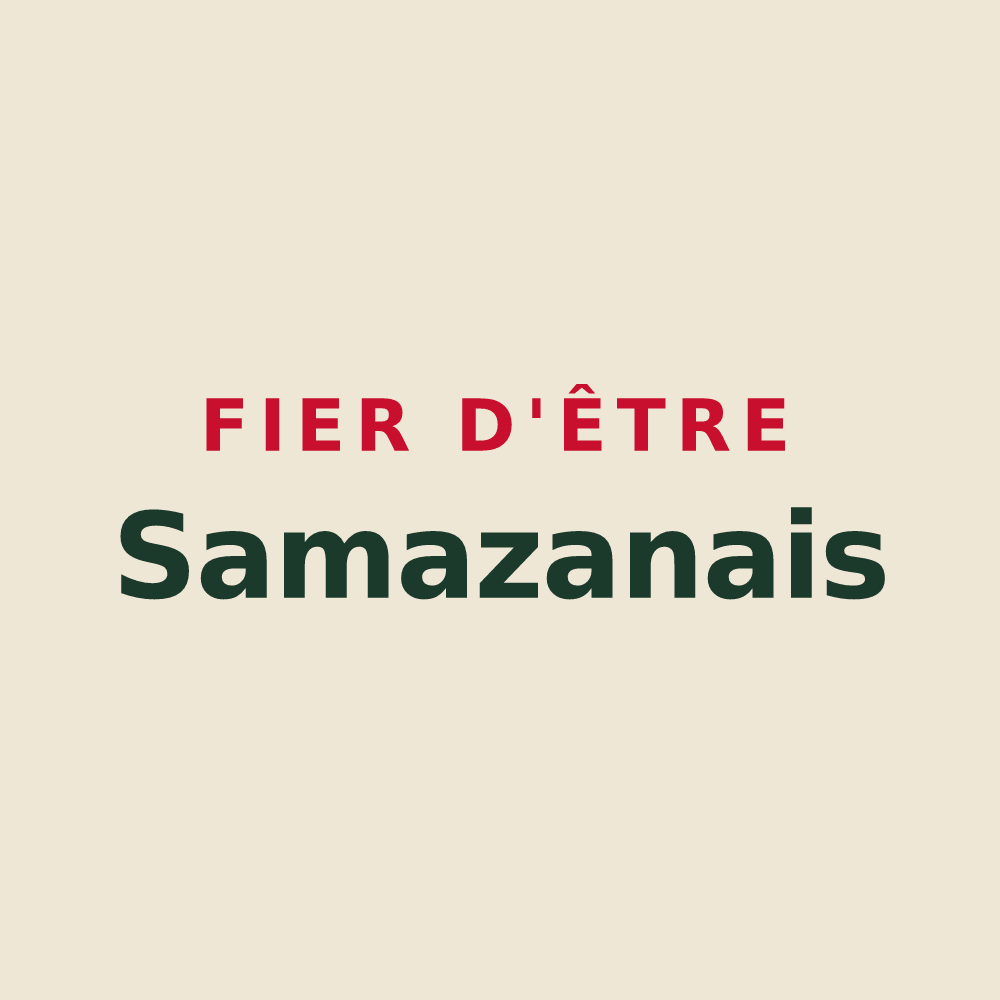 Tote bag « Fier d'être Samazanais » — design pour Samazan