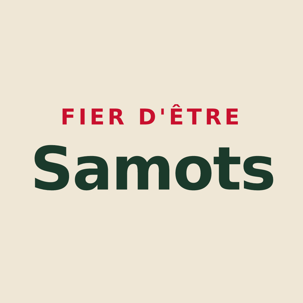 Tote bag « Fier d'être Samots » — design pour Sames