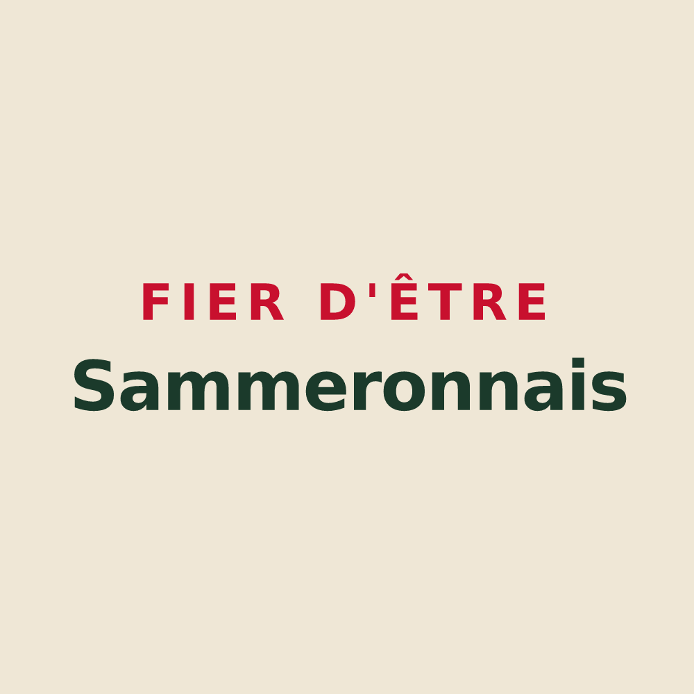 Tote bag « Fier d'être Sammeronnais » — design pour Sammeron