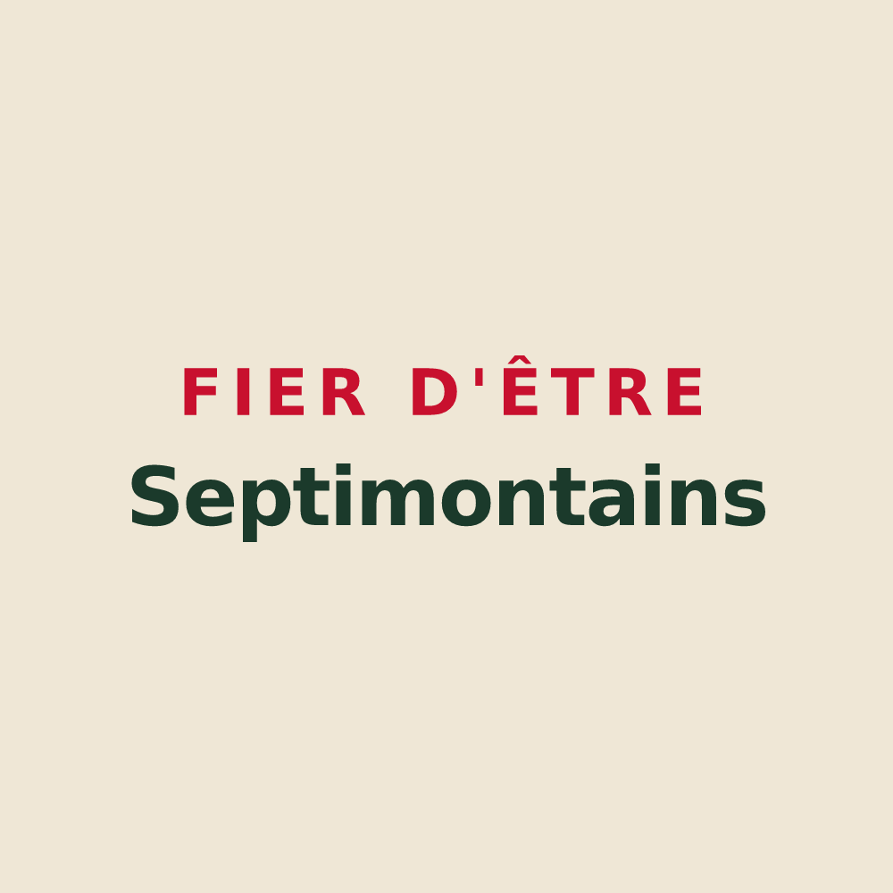 Tote bag « Fier d'être Septimontains » — design pour Samoëns