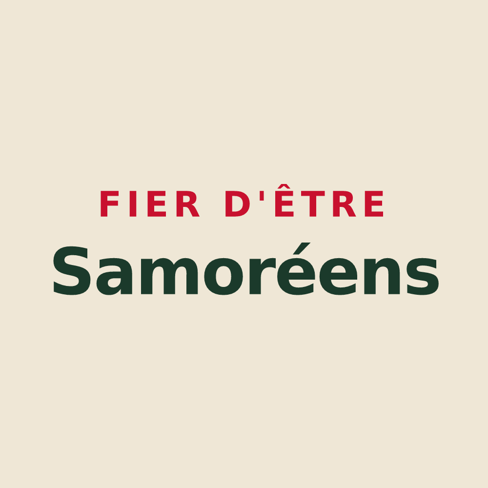 Tote bag « Fier d'être Samoréens » — design pour Samoreau
