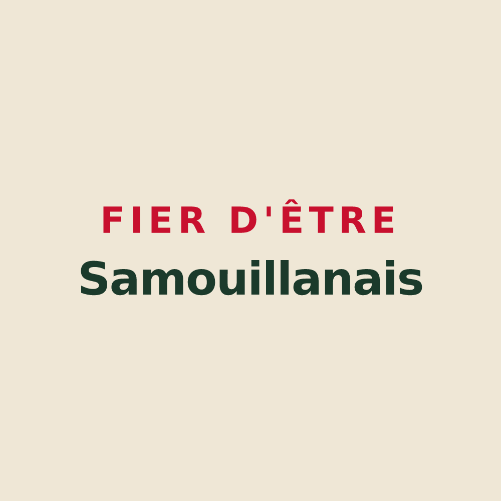 Tote bag « Fier d'être Samouillanais » — design pour Samouillan