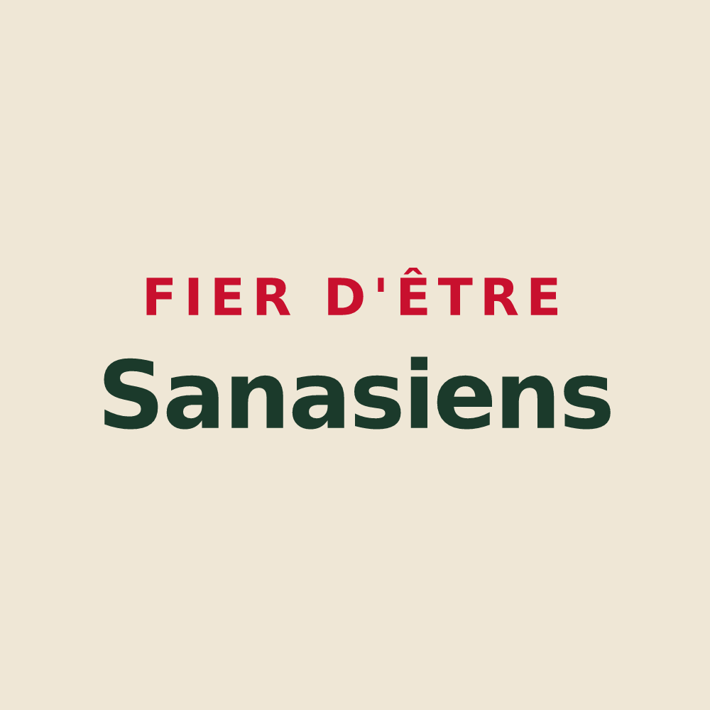Tote bag « Fier d'être Sanasiens » — design pour Sana