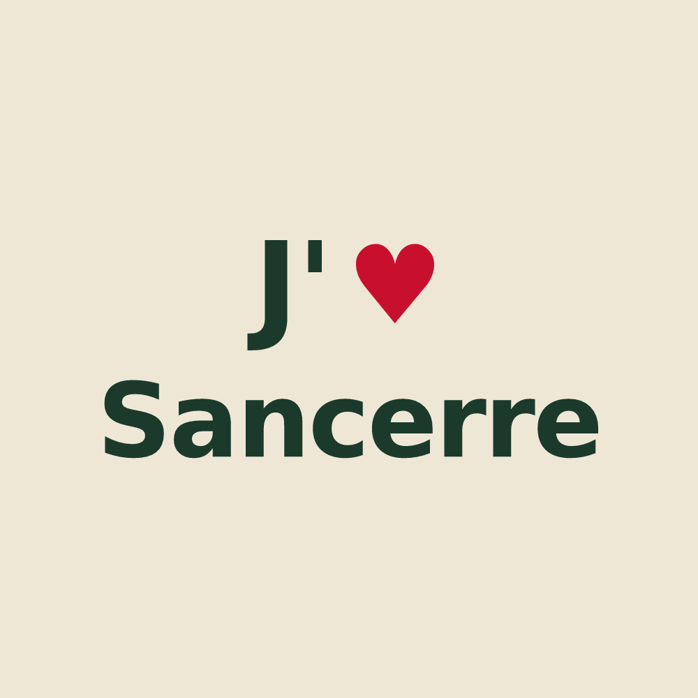 Tote bag personnalisé Sancerre — design J'aime Sancerre