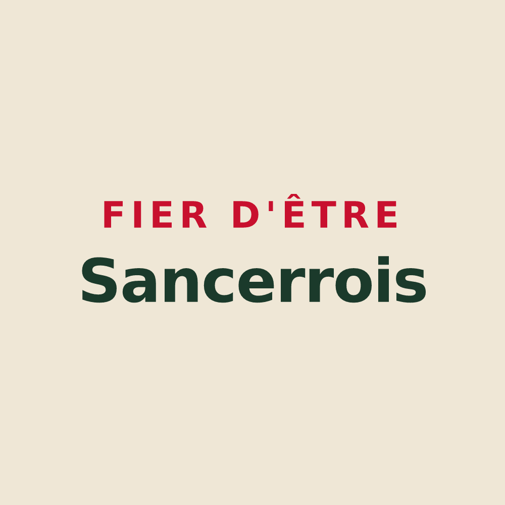 Tote bag « Fier d'être Sancerrois » — design pour Sancerre