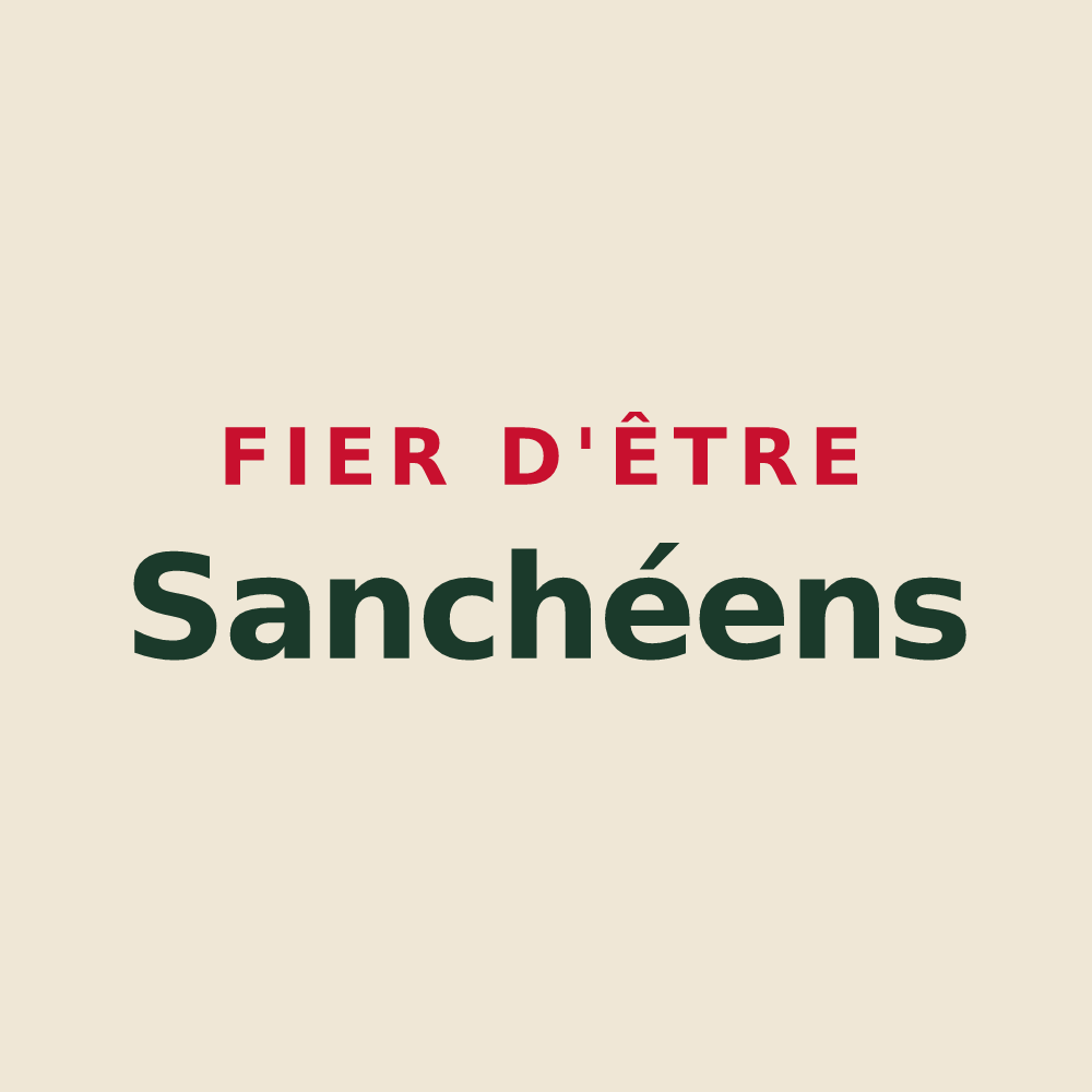 Tote bag « Fier d'être Sanchéens » — design pour Sanchey