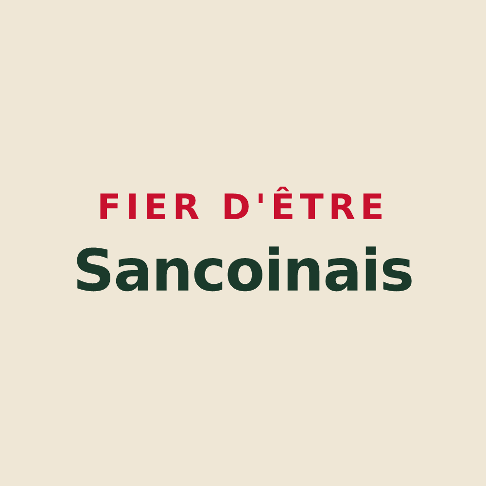 Tote bag « Fier d'être Sancoinais » — design pour Sancoins