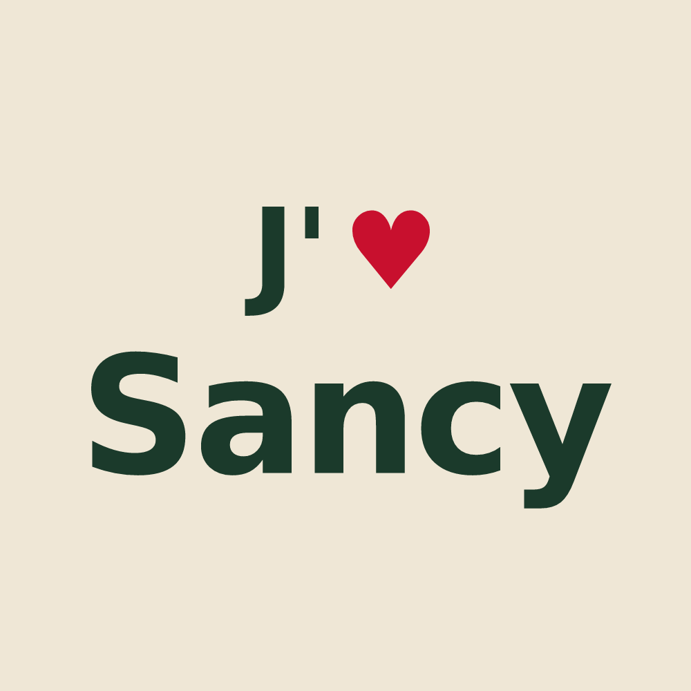 Tote bag personnalisé Sancy — design J'aime Sancy