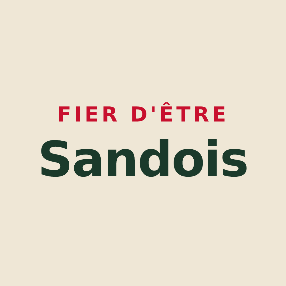 Tote bag « Fier d'être Sandois » — design pour Sand