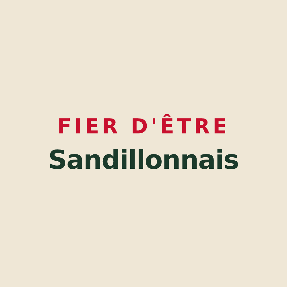 Tote bag « Fier d'être Sandillonnais » — design pour Sandillon