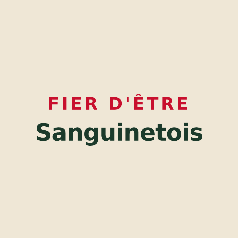 Tote bag « Fier d'être Sanguinetois » — design pour Sanguinet