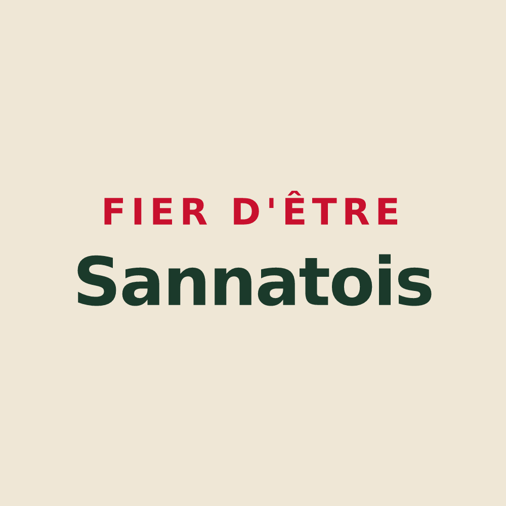 Tote bag « Fier d'être Sannatois » — design pour Sannat