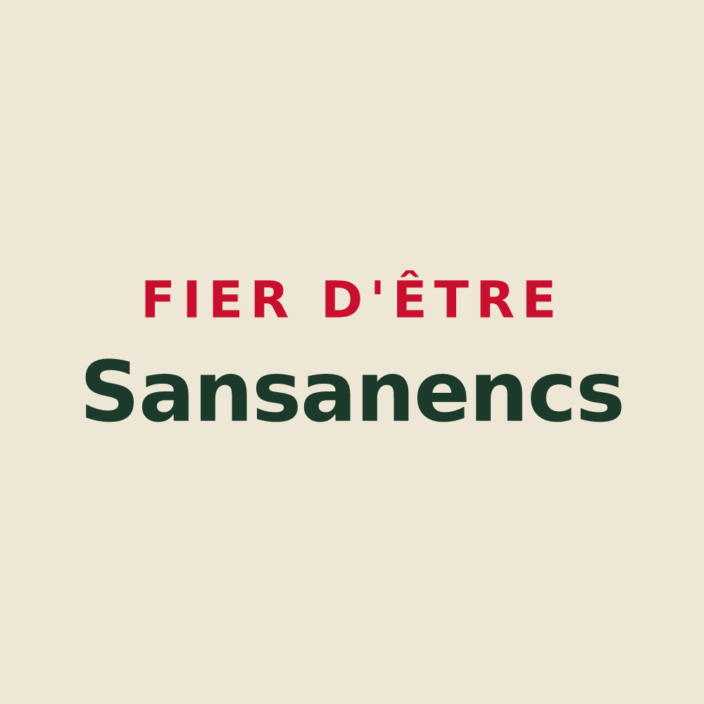 Tote bag « Fier d'être Sansanencs » — design pour Sansa