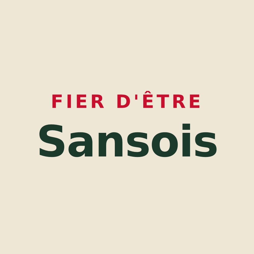 Tote bag « Fier d'être Sansois » — design pour Sansais