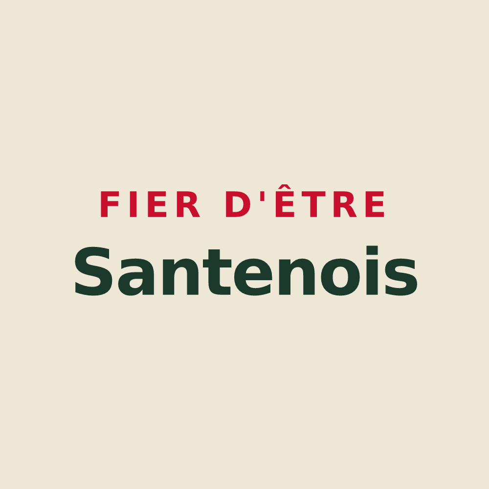 Tote bag « Fier d'être Santenois » — design pour Santeny