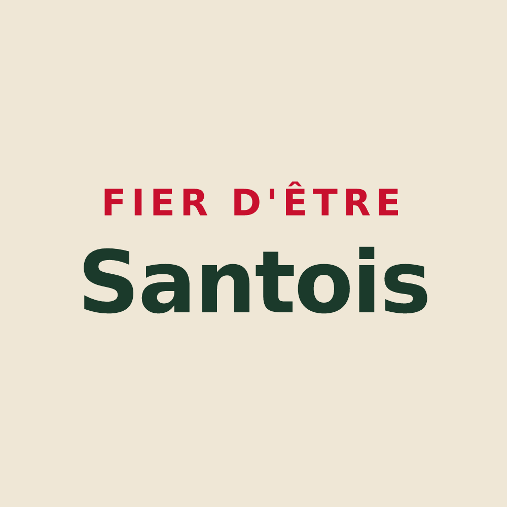 Tote bag « Fier d'être Santois » — design pour Santes