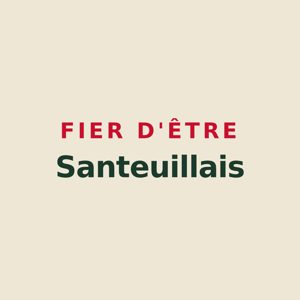 Tote bag « Fier d'être Santeuillais » — design pour Santeuil