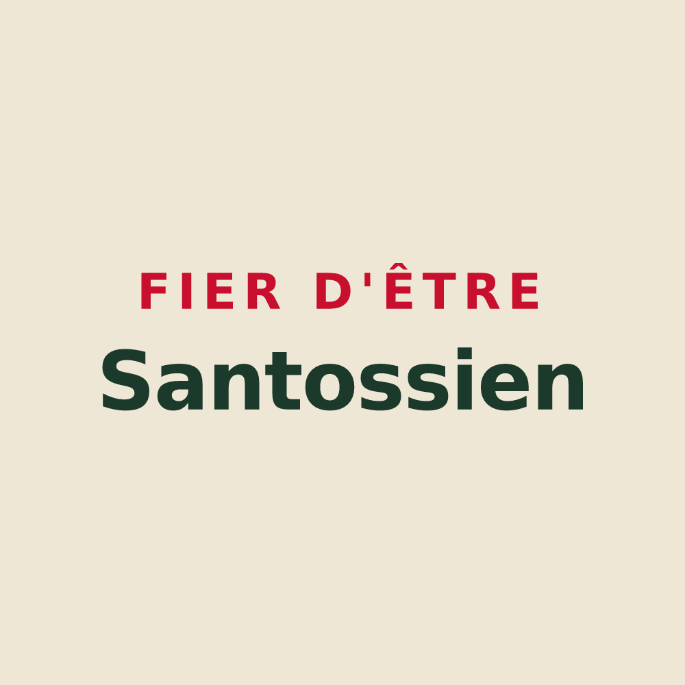 Tote bag « Fier d'être Santossien » — design pour Santosse