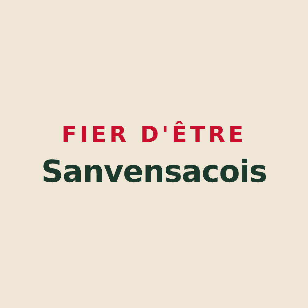 Tote bag « Fier d'être Sanvensacois » — design pour Sanvensa