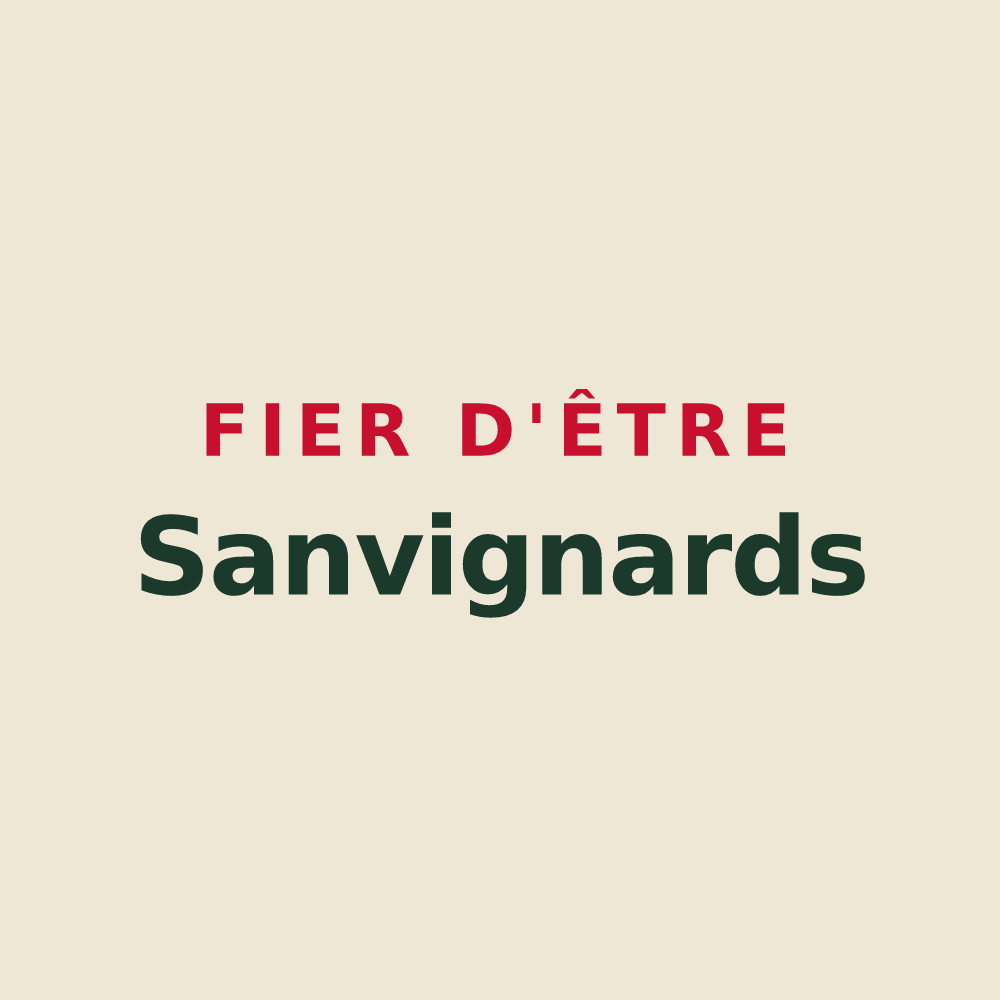 Tote bag « Fier d'être Sanvignards » — design pour Sanvignes-les-Mines