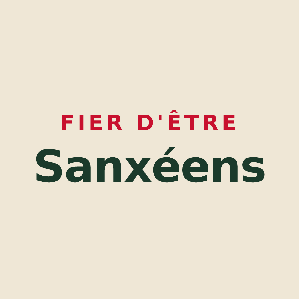 Tote bag « Fier d'être Sanxéens » — design pour Sanxay