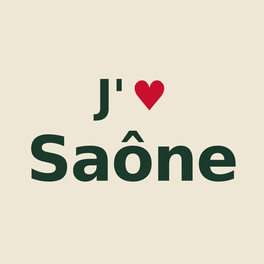 Tote bag personnalisé Saône — design J'aime Saône