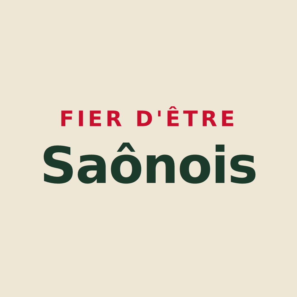 Tote bag « Fier d'être Saônois » — design pour Saône