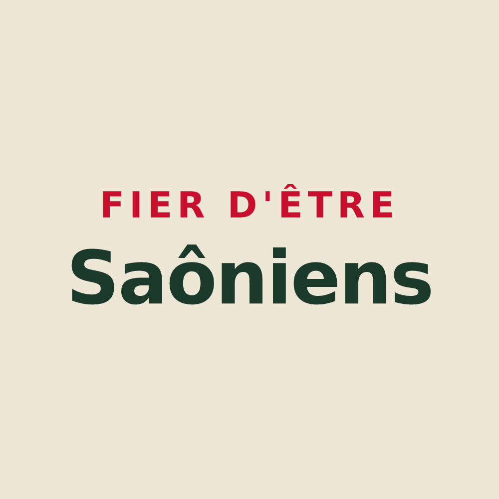 Tote bag « Fier d'être Saôniens » — design pour Saou