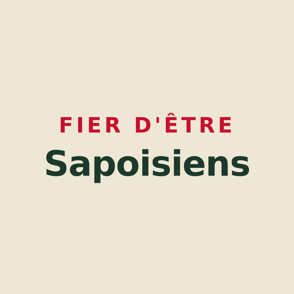 Tote bag « Fier d'être Sapoisiens » — design pour Sapois