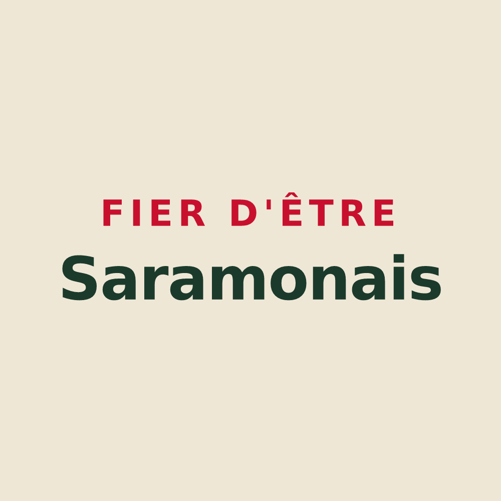 Tote bag « Fier d'être Saramonais » — design pour Saramon