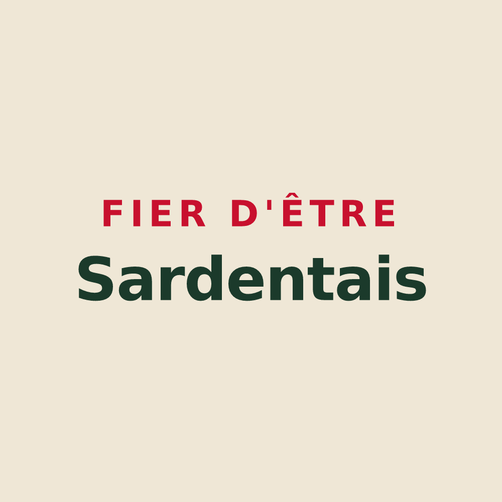 Tote bag « Fier d'être Sardentais » — design pour Sardent