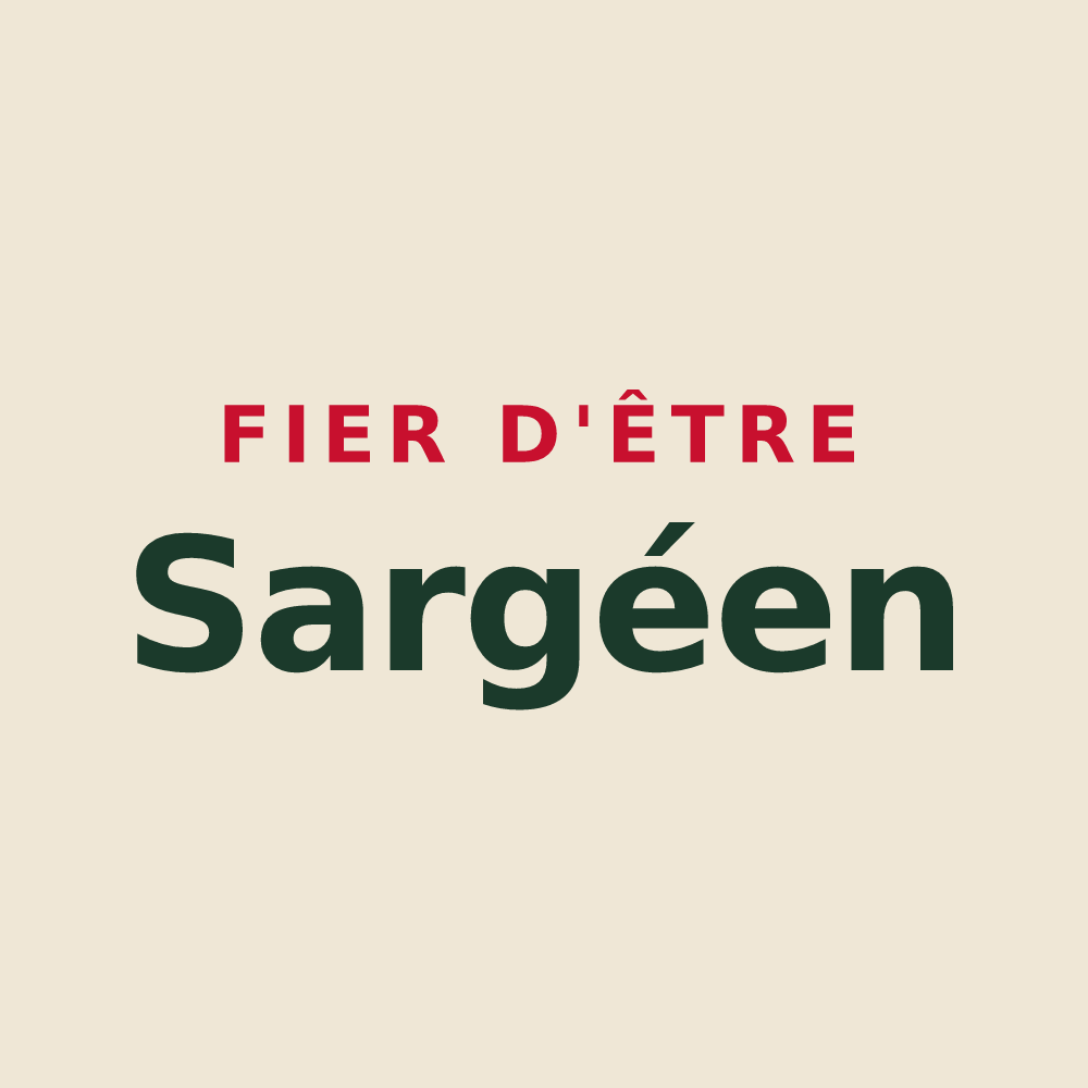 Tote bag « Fier d'être Sargéen » — design pour Sargé-lès-le-Mans