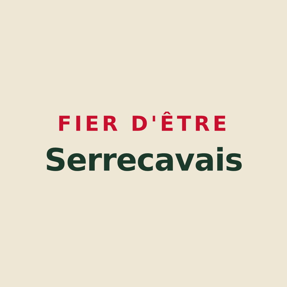 Tote bag « Fier d'être Serrecavais » — design pour Sarrecave