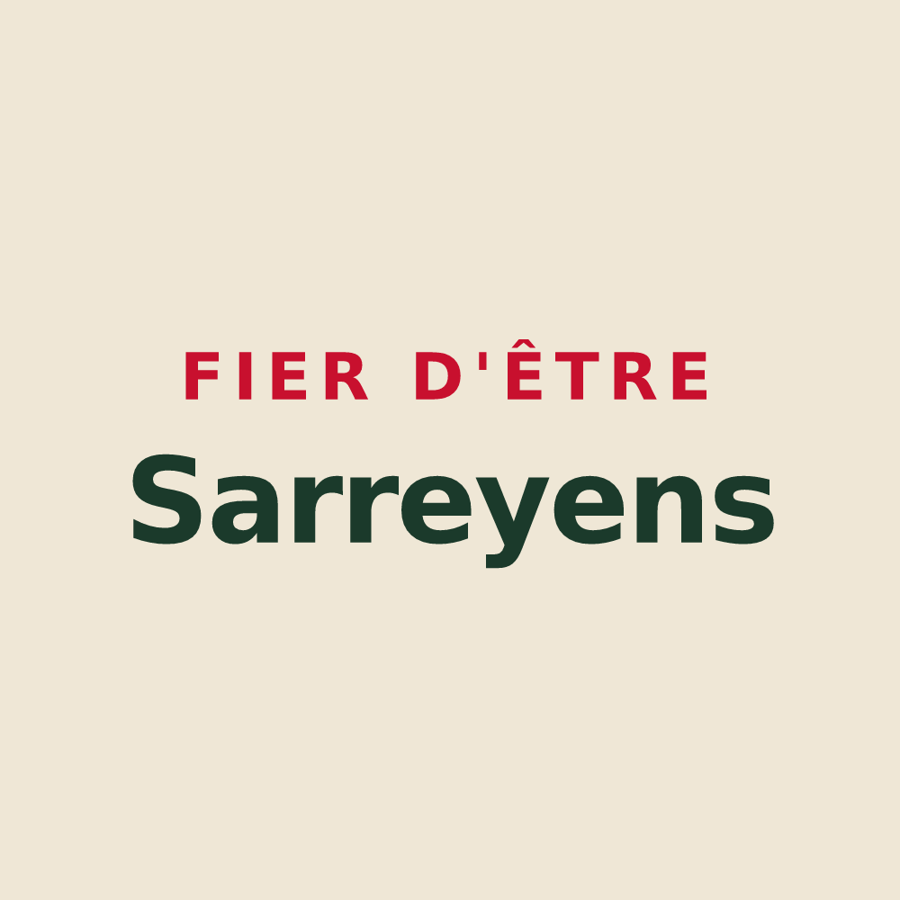 Tote bag « Fier d'être Sarreyens » — design pour Sarrey