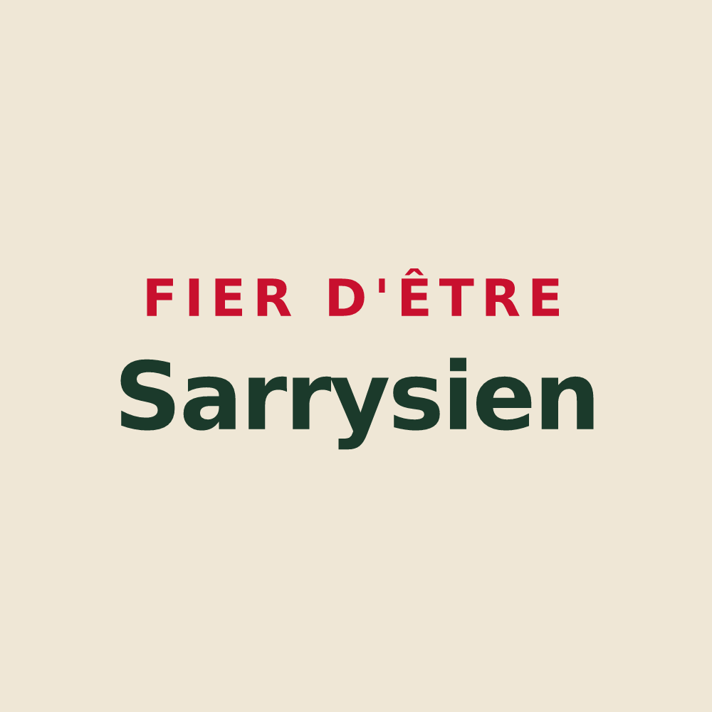 Tote bag « Fier d'être Sarrysien » — design pour Sarry